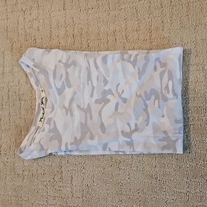 Michael Stars grey & white camo tee
